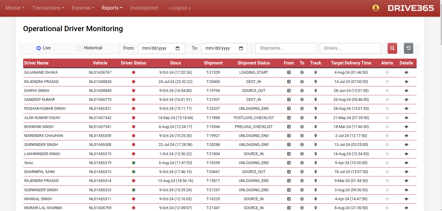 Drive365: Driver Monitoring App